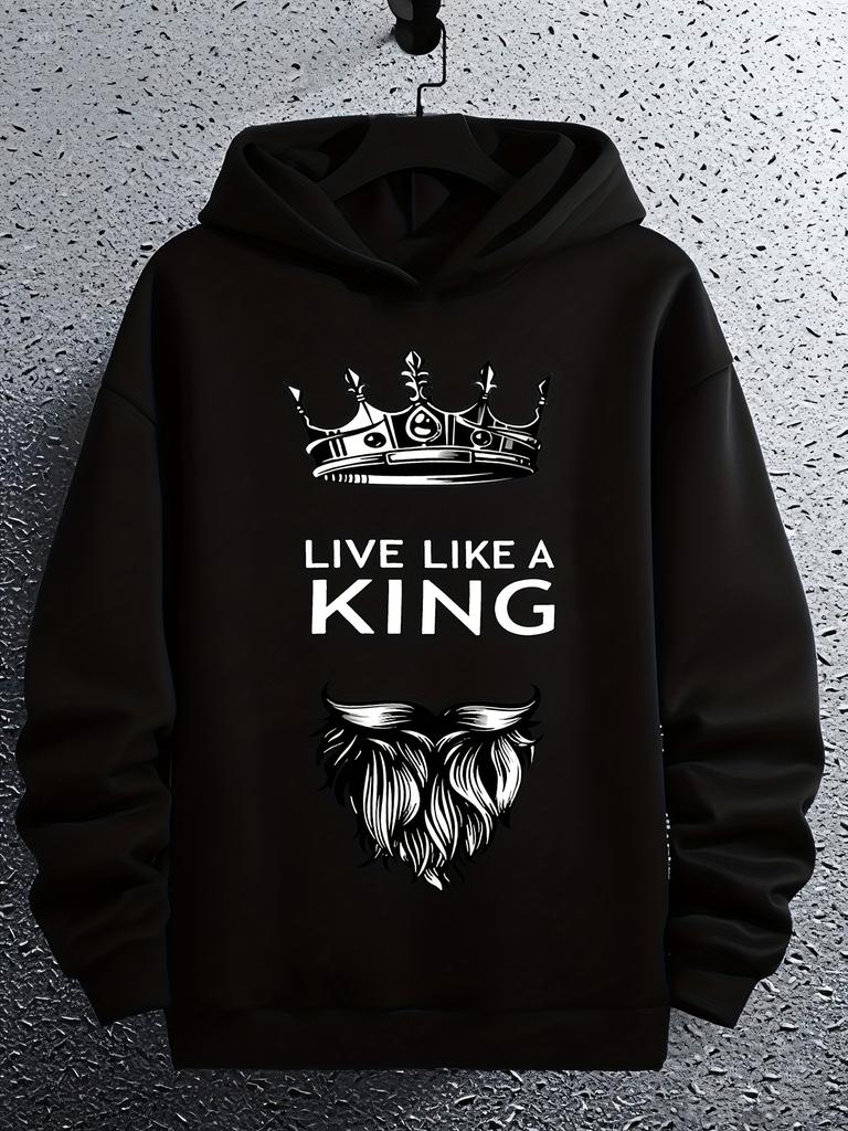 Hoodie Letter KING Design