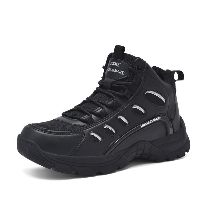 

New Outdoor Training Boots Men High Top Hiking Shoes Autumn Winter Travel Hiking Sneaker Anti slip Wear-Resistant Casual Shoes 39