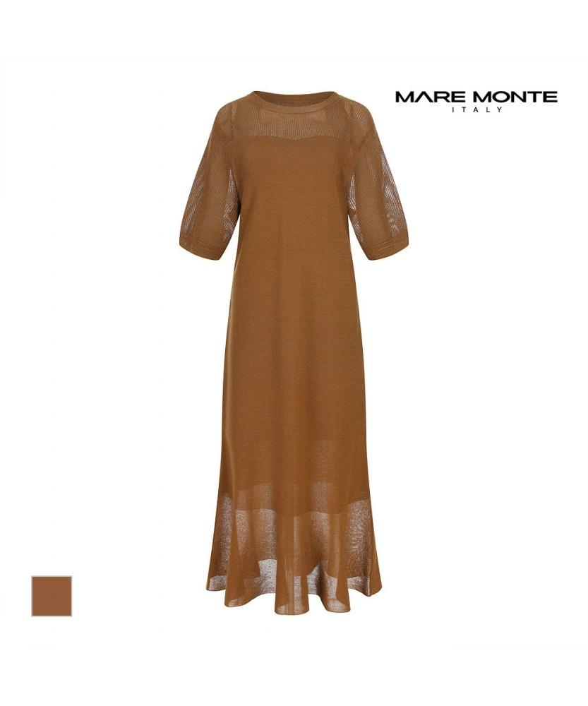 MAREMONTE See-Through Block Knit Dress_M245Mop29P0