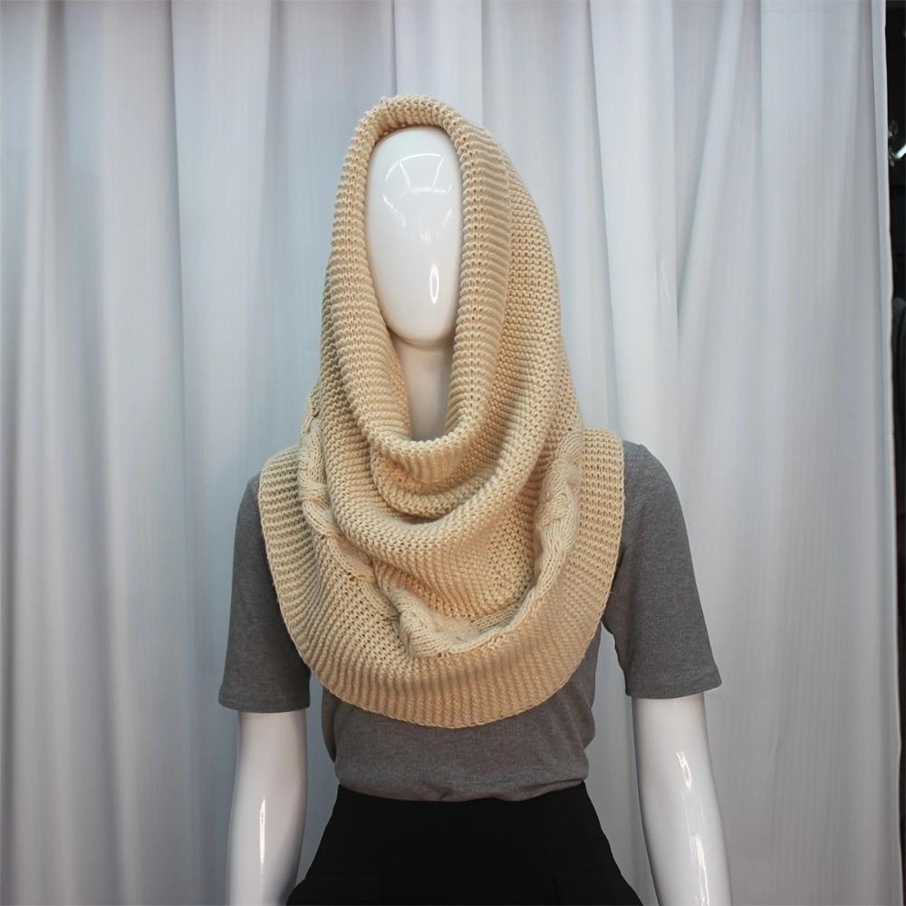 Multifunktionaler Rollkragen Schlauchschal Gestrickte Nackenbedeckung Schicker Nackenschutz Täglich