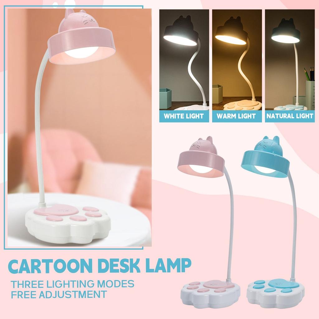 Cartoon Desk Lamp LED Student Charging And Plugging -use Dormitory Desk, Study Reading Charging Desk Lamp