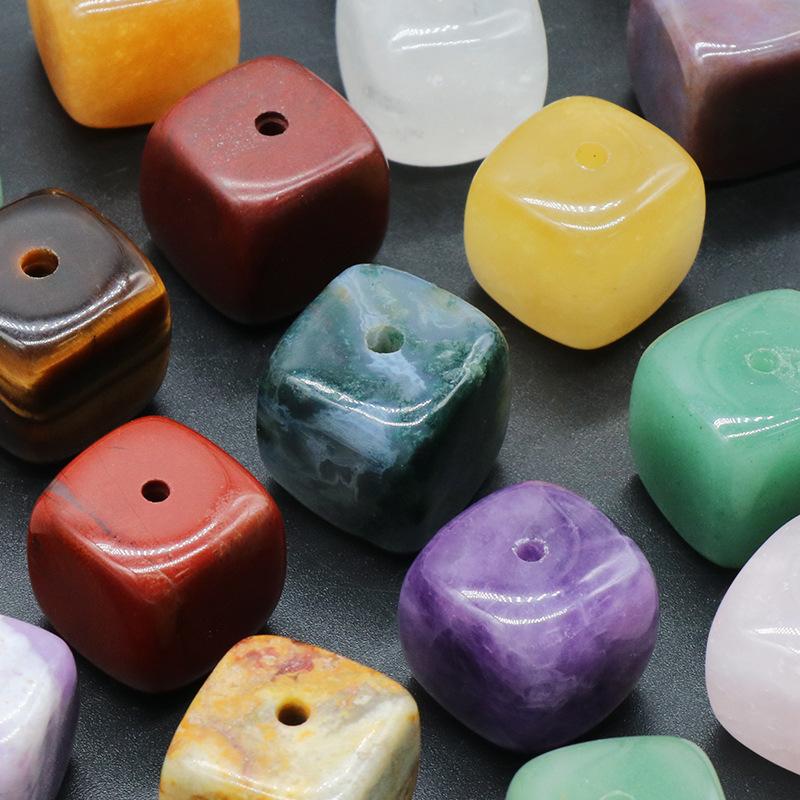 Natural Crystal Stone Square Incense Holder Base Crystal Aroma Stone Incense Holder Home Decoration Interior Decoration