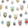 20Pcs Mix Jesus Series Drop Oil Alloy Pendants For Jewelry Component Making DIY Charm Decoration