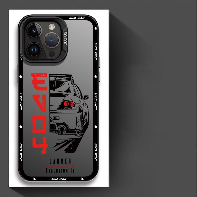 JDM Dream Car Sport Phone Case for Apple iPhone 16 15 Pro Max 13 14 Plus 12 11 Pro Plus  Matte