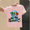 Hot Sale Tayo the Little Bus Cartoon Kids T-Shirts Girls Clothes Baby Boys T shirt Summer Short Sleeve Children Tops,ooo5837
