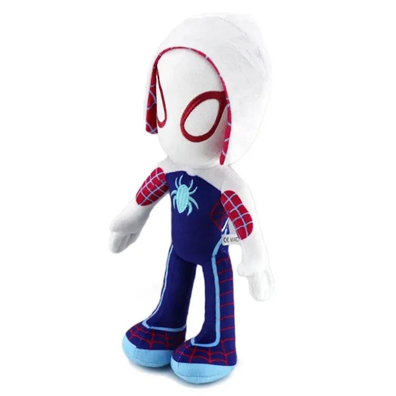 non-toxic 27-30CM Anime Avengers Spiderman Plush Toys Spider-Verse Gwen Peter Dolls Soft Stuffed Toy for Kids Gift Christmas -Halloween