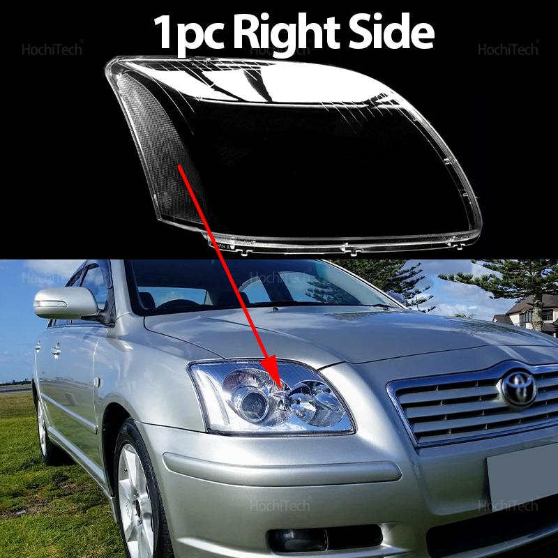 For Toyota Avensis T250 2th 2003 2004 2005 2006 Headlight Cover Car Headlamp Lens Glass Replacement Front Lamp Shade Auto Shell