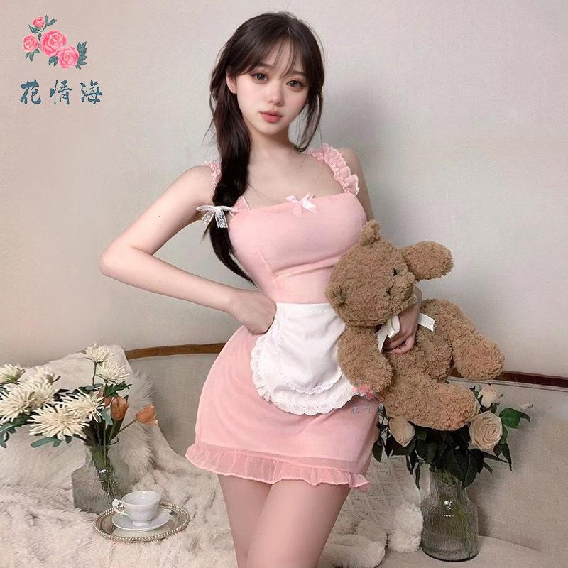 Sex lingerie sexy sweet pure pure pure cute maid cosplay little maid