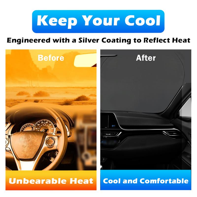 For Volkswagen VW ID. 4    2024 Front Windshield Sunshade Visor Windscreen Folding Auto UV Protection Accessories