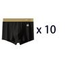 10 Pcs Men's Striped Homme U Convex Boxer Shorts Underwear Sexy Underpants Man Male Lingerie Boxershorts Panties