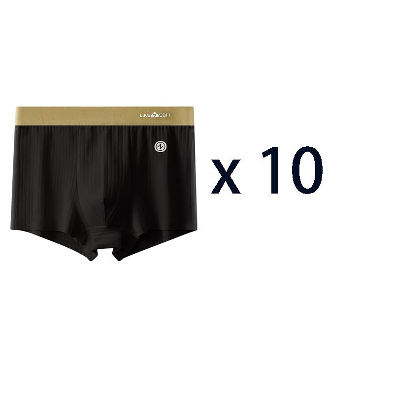 10 ks Pánské pruhované Homme U konvexní boxerky spodní prádlo sexy spodky mužské spodní prádlo boxerky kalhotky