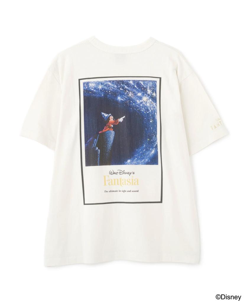 AVIREX Collection FANTASIA MICKEY MOUSE FILM MASIC Size T-SHIRT, Men's, 2XL, 033, Off-White, 783-5234026