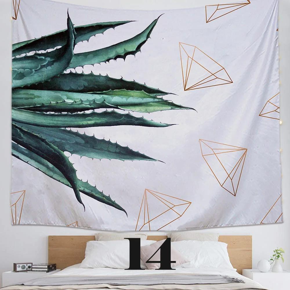 Watercolor Painting Floral Decorative Tapestry Home Wall Living Room Office Decorative Tapestry