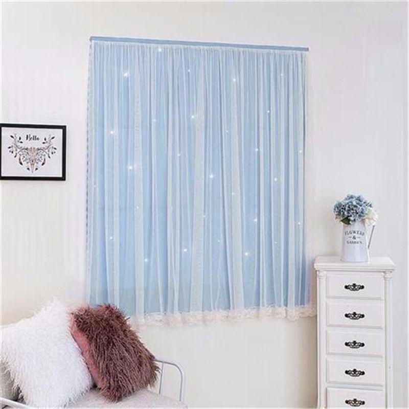 

Затемняющая штора самоклеящаяся неперфорированная оконная спальня шторы на липучке Blue,70X100cm/27.5x39.3in