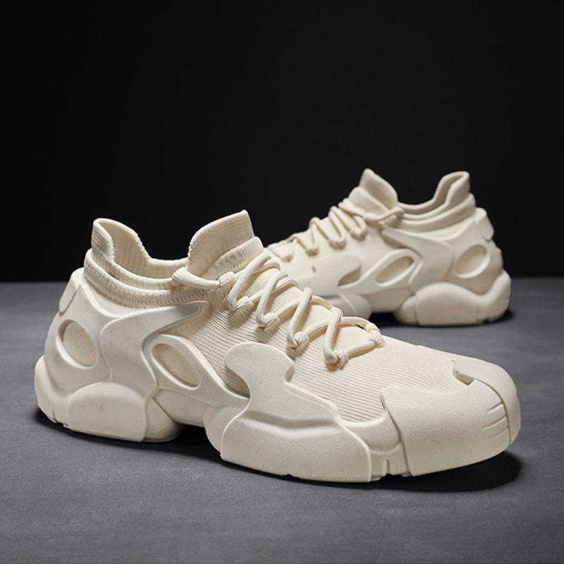 Мужские повседневные кроссовки, кроссовки для бега, легкие дышащие кроссовки, кроссовки для тенниса, лоферы на плоской подошве для мужской обуви 39 бежевый