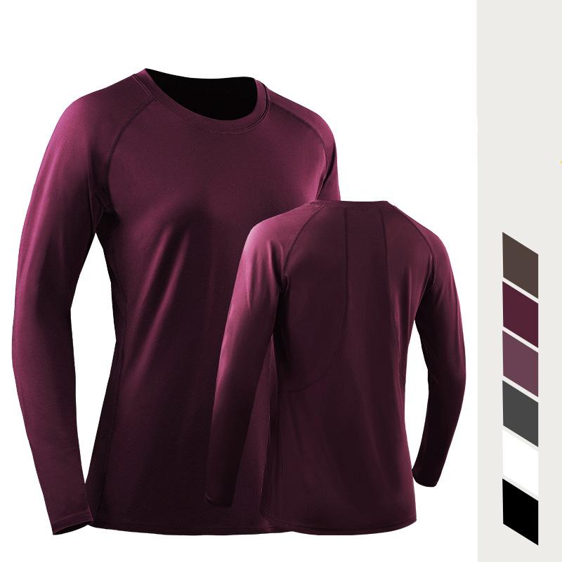 

Женские футболки для бега Спортивные блузки Топы для йоги Одежда для фитнеса Тренировочные рубашки с длинными рукавами XXXL красный