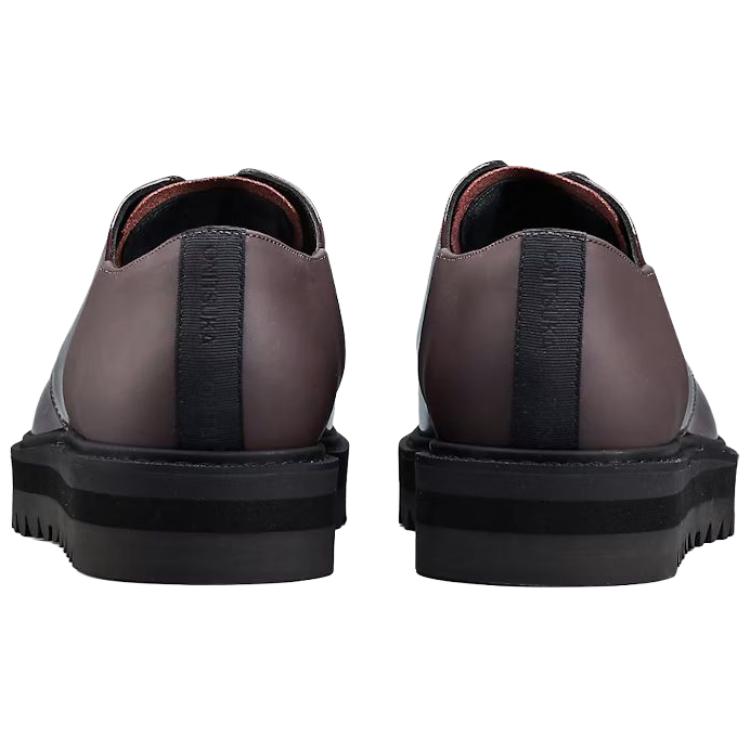 ONITSUKA TIGER Derby Burgundy Comfortable Versatile Formal Leather Shoes Men Shoes Brown 1181A378-601