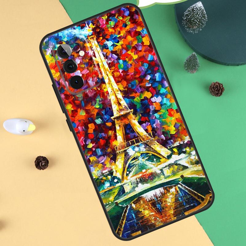 Eiffel Tower Paris Case For Samsung Galaxy A34 A54 A14 A13 A33 A53 A12 A32 A52 A71 A51 A25 A55 A35 A15 Cover
