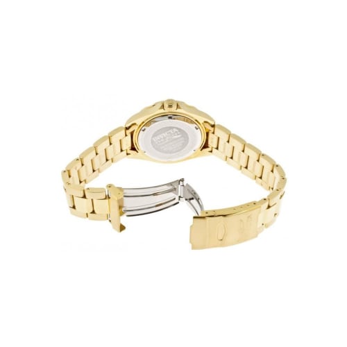 Invicta Pro Diver Quarz Uhr, 40mm Gehäuse, Goldenes Edelstahlarmband, Goldenes Zifferblatt, 14124, Herren, Offiziell importiert