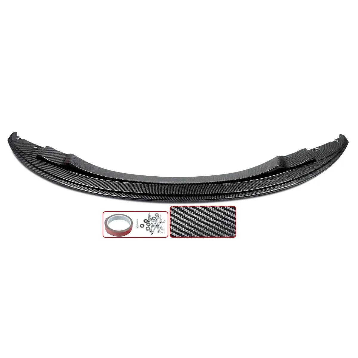 M Style Front Spoiler Bumper Lip for BMW E92 E90 GTS M3 Performance 2007-2013 Tuning Carbon Look Front Bumper Lip carbon fiber look