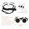 Silicon+PC+Nylon Pet Vintage Round Goggles Anti UV Adjustable Cat Dog Cool Glasses Windproof Rope Pet Photo Props