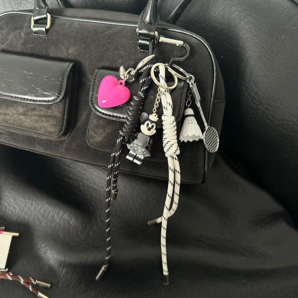 Lye Series Bagel Bag Keychain Pendant & Lanyard Accessory