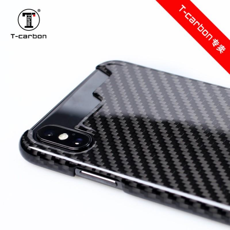 Ultra tenké pouzdro na telefon z uhlíkových vláken pro iPhone X Nárazuvzdorný ochranný kryt Štíhlé přiléhavé Lehký Stylové