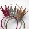 Elegant Gold Powder Crown Hairband Heart Hollowed Crowns Headband for Birthday Party Celebrations All Age Hairhoop