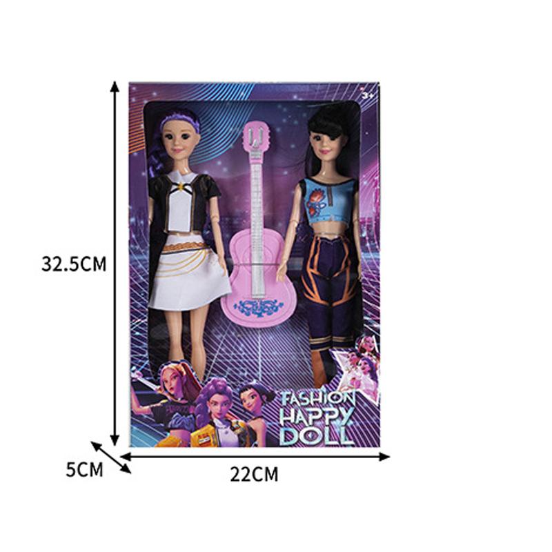 Anime K Pop Demon Hunters Witch Hunter Group High Appearance Glue Doll Doll Girl's Heart Decorative Doll Holiday Gifts