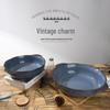 Large Ceramic Serving Bowl with Handles