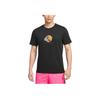 Camiseta Dri-Fit Confortável Estilosa Ajustada Versátil Manga Curta Masculina Tops Preto HJ3465-010