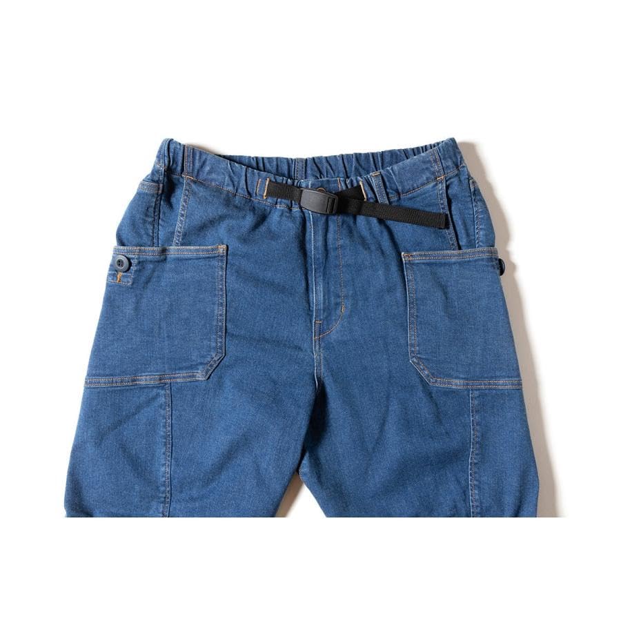 GripSwany JOG 3D Wide Camp Pants Denim Wide Camp Light Size L 2.0 GSP-59V2 Pants, Indigo,