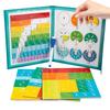 Magnetic Fraction Tiles Visual Math Manipulatives Set for Kids, Elementary Learning, Hands-On Educational Puzzle