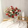 1/2PCS Artificial Flowers Little Rose Silk Flowers Plastic Flowers Plant Home Hotel Wedding Christmas Office Tables Decoration