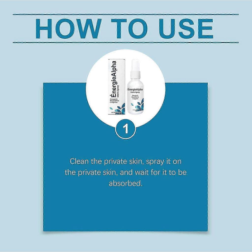 1-3x Male Balance Spray, Men Max Spray For Confidence Boost & Performance, Seaweed Formula