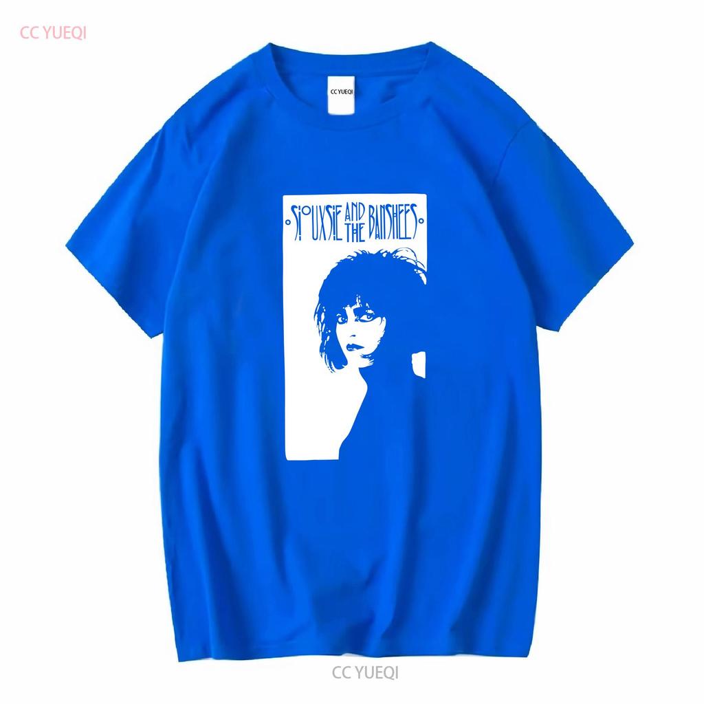 Siouxsie and Banshees T shirt long or short sleeves vintage Washed homme designer clothes Soft Stylish Top For Everyday Wear