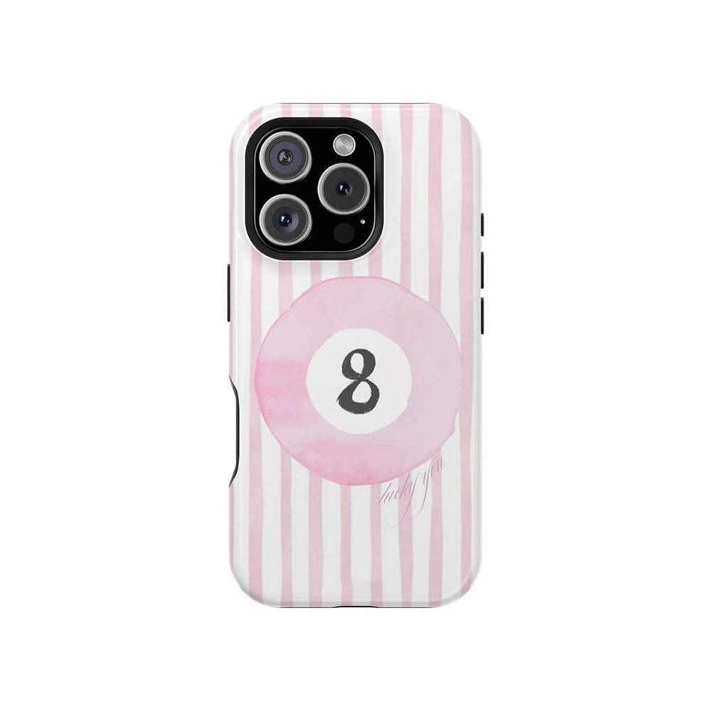 

Luxury Clmj black 8 ball zebra Phone Case for iPhone 17 16 15 14 13 12 11 X XS XR Air Pro Max Plus Double-layer Back Cover iPhone 17 Pro