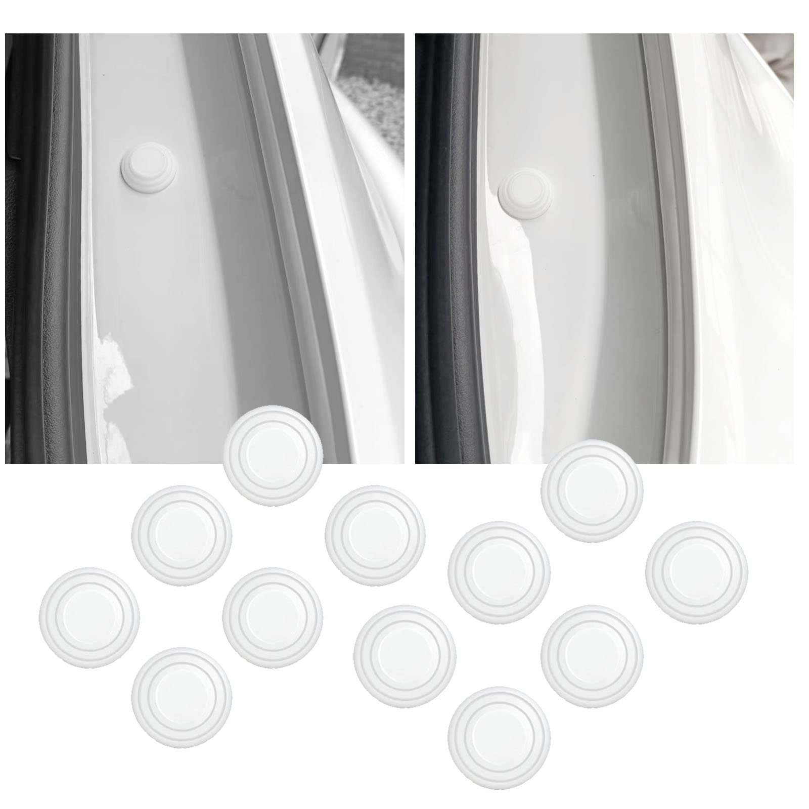 

Набор из 12 штук Белая карточка Амортизатор Совместим с Nissan Aria FE0 Series 2022~ / Nissan Note Aura & e-POWER FE13 SFNE13 Тип 2021~ / Nissan