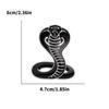 Realistic King Cobra Car Emblem, Weather Resistant Vehicle Exterior Decor Sticker