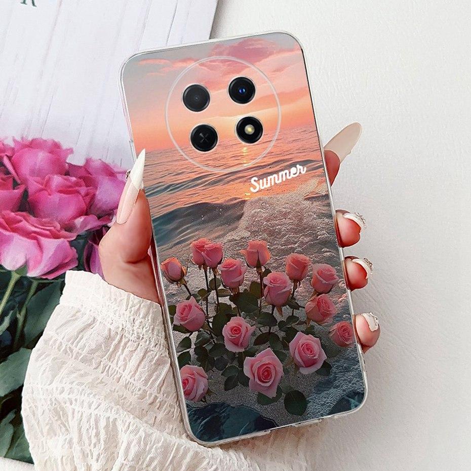 Cute Painting Phone Case For Huawei Nova Y91 Y90 Soft Silicone TPU Back Cover For Huawei NovaY90 NovaY91 Cases Bumpers