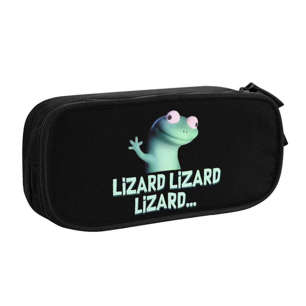 Tom Lizard Meme Hoppers Pencil Case New Pen Box Bag Student Large Storage Students School Zipper Pencilcases