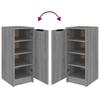 Shoe Cabinet Gray Sonoma 30 x 35 x 70 cm Particleboard