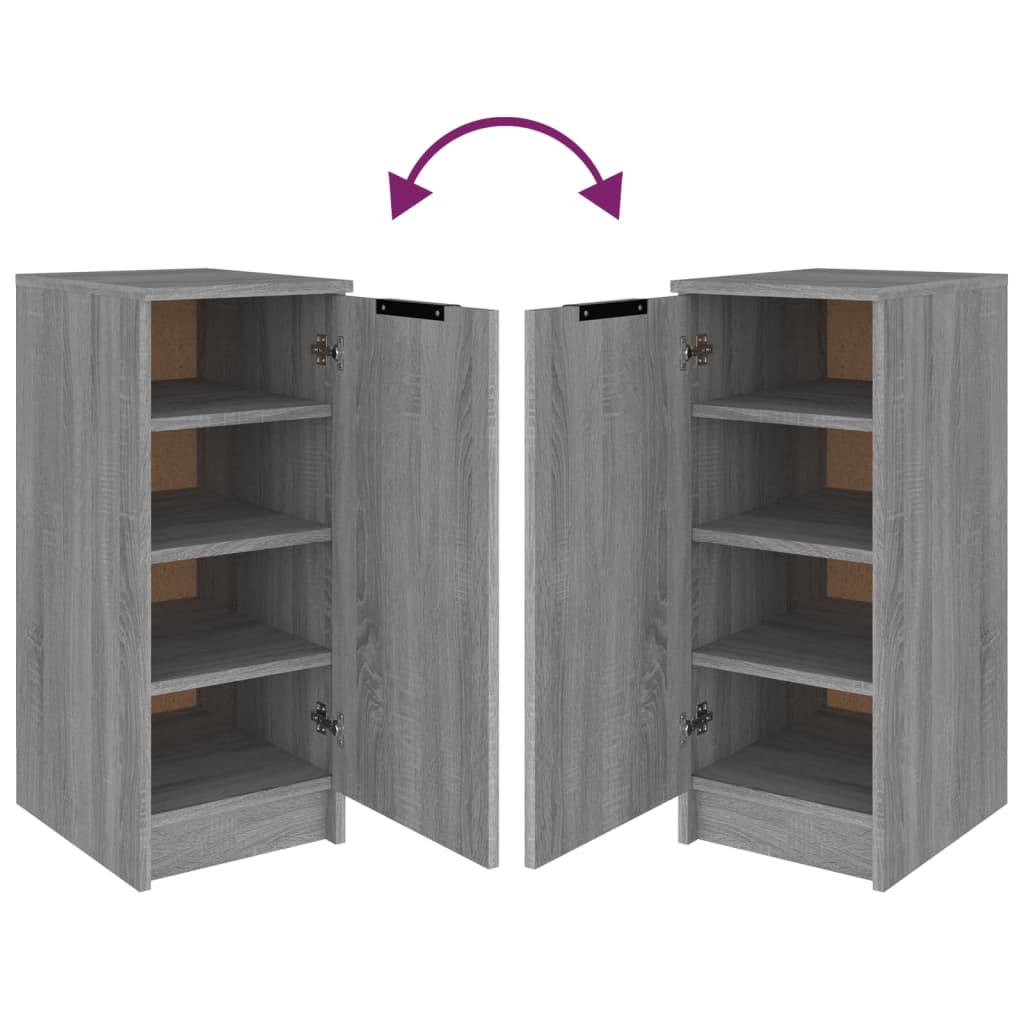 Shoe Cabinet Gray Sonoma 30 x 35 x 70 cm Particleboard