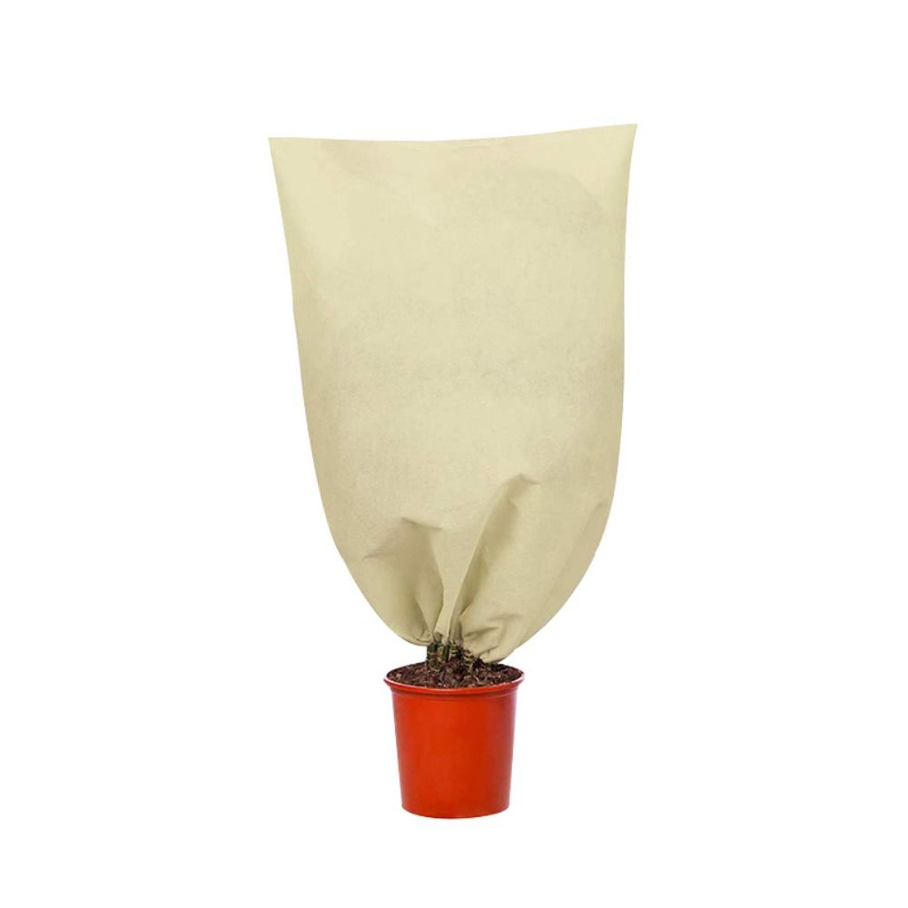 Drawstring Plant Cover Non-woven Tree Protecting Bag Blankets Frost Cloth Outdoor Plant