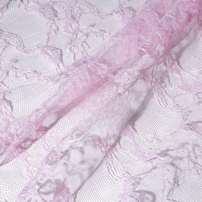 Embroidered lace fabric with hollowed-out patterns can be used for wedding dresses evening gowns and designer clothing fabrics