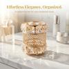 Crystal Cosmetics Brushes Storage Cup Elegant Cosmetic Storage Box Personalized pen holder  Makeup