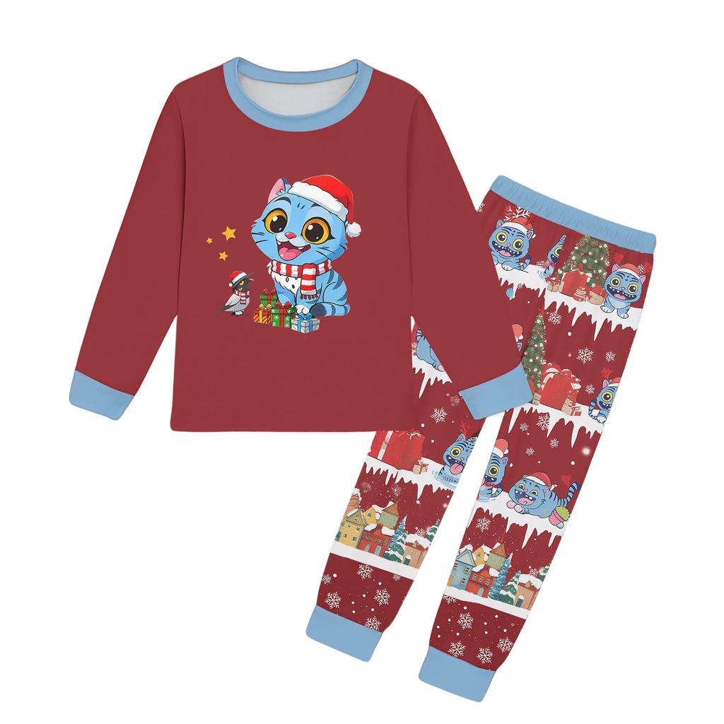 Girls Pants Set Kids Tee Shirt 2PCS Long Sleeve Cartoon Clothing Outfit