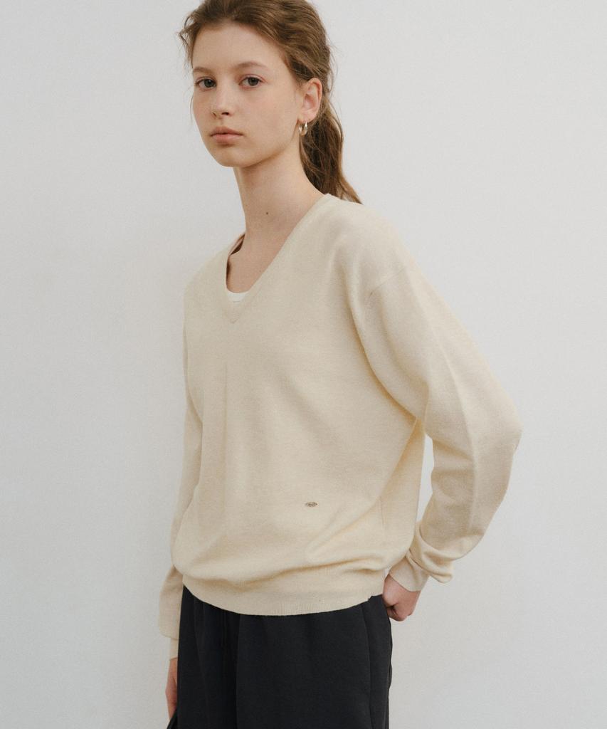 Yulago Washable V-Neck Knit