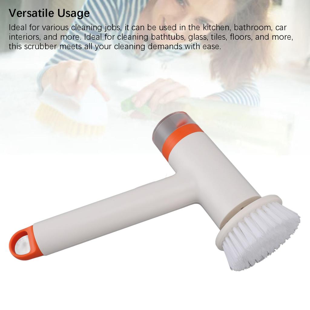 Electric Spin Scrubber Multi Purpose Portable Electric Cleaning Brush Scrubber with Water Tank for Home Kitchen