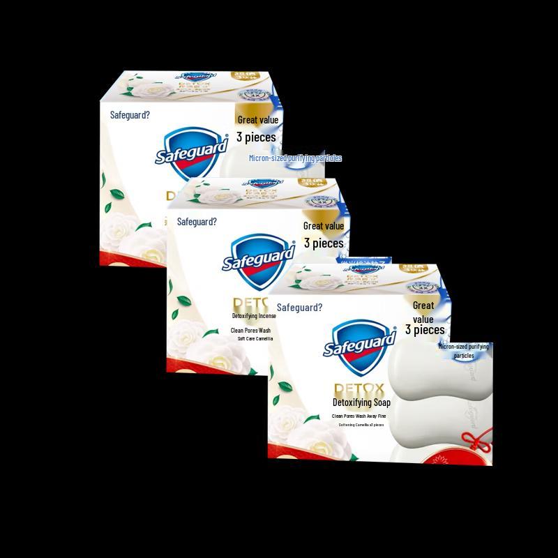 Safeguard Camellia Purifying Soap 3-Pack